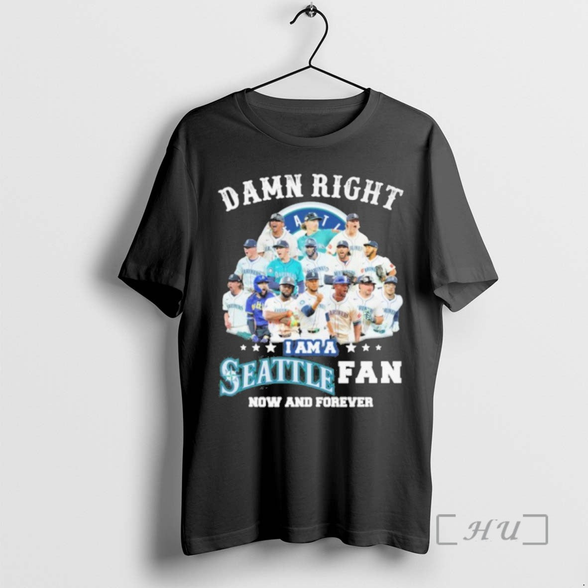 Limited Edition Damn Right Team Player I Am A Seattle Fan Now And Forever Tee