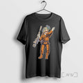 Limited Edition Davy Crockett Mountaineer Cartoon Tee Shirt Sweater