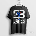 Limited Edition Derwin James Los Angeles Chargers Bold Number Signature Tee Shirt Sweater