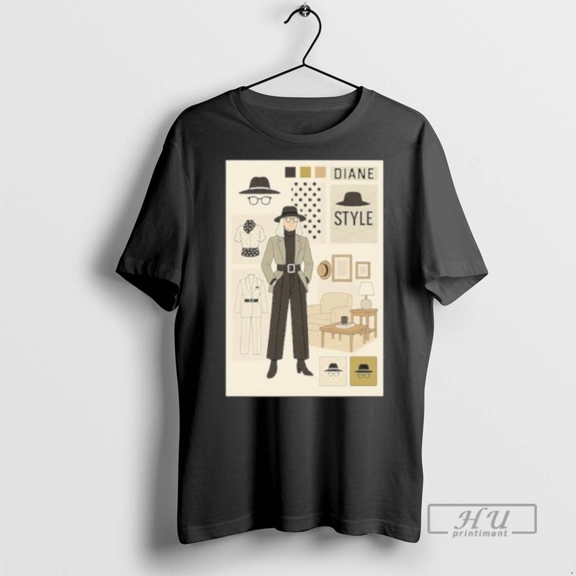 Limited Edition Diane Keaton Diane Style Graphic Tee Shirt Sweatshirt Hoodies