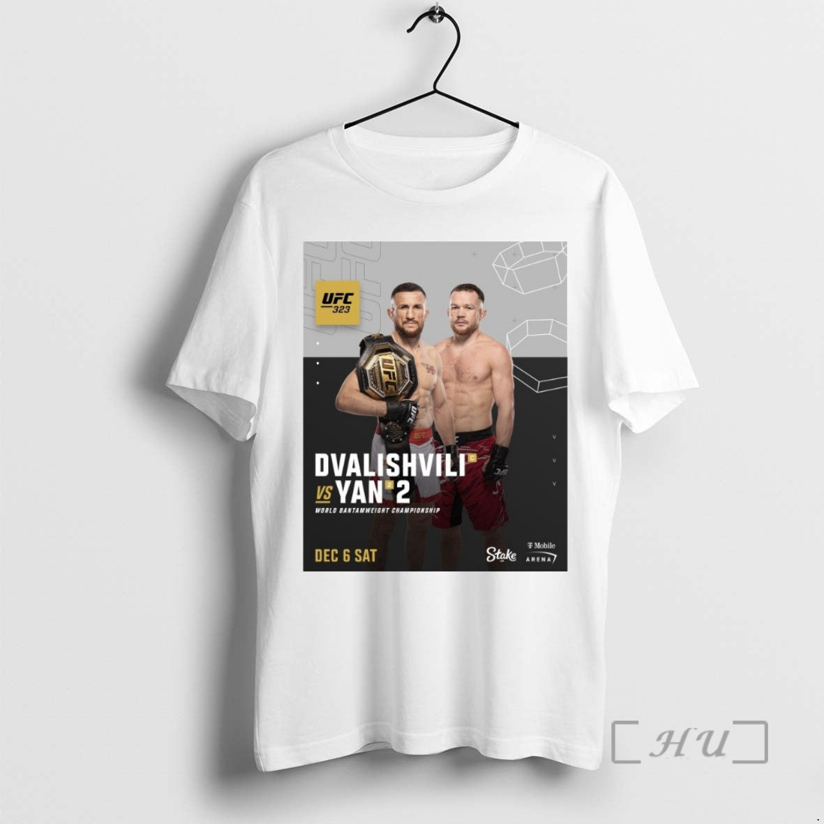 Limited Edition Dvalishvili Vs Yan 2 Ufc 323 Uorld Bantamweight Championship December 6 2025 Tee