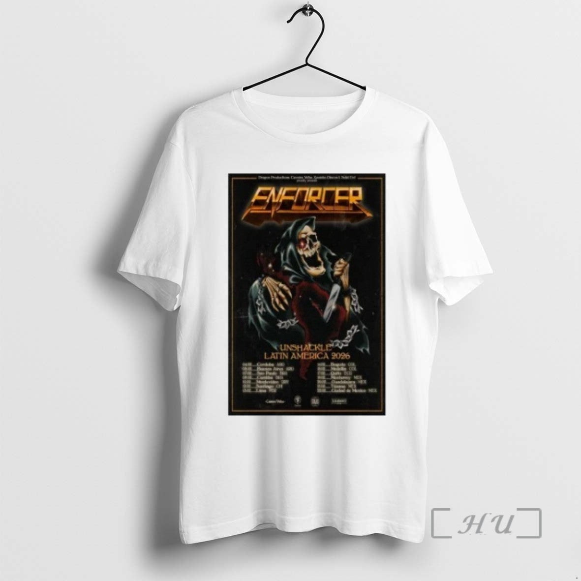 Limited Edition Enforcer Unshackle Latin America 2026 Tour Tee Shirt Sweater