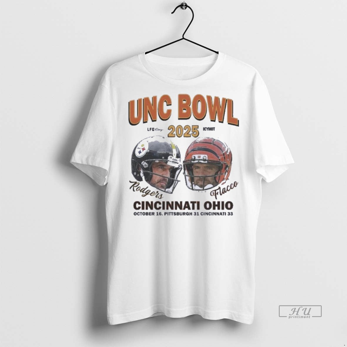 Limited Edition Flacco Vs Rodgers Unc Bowl Cincinnati Ohio Tee Shirt Sweater