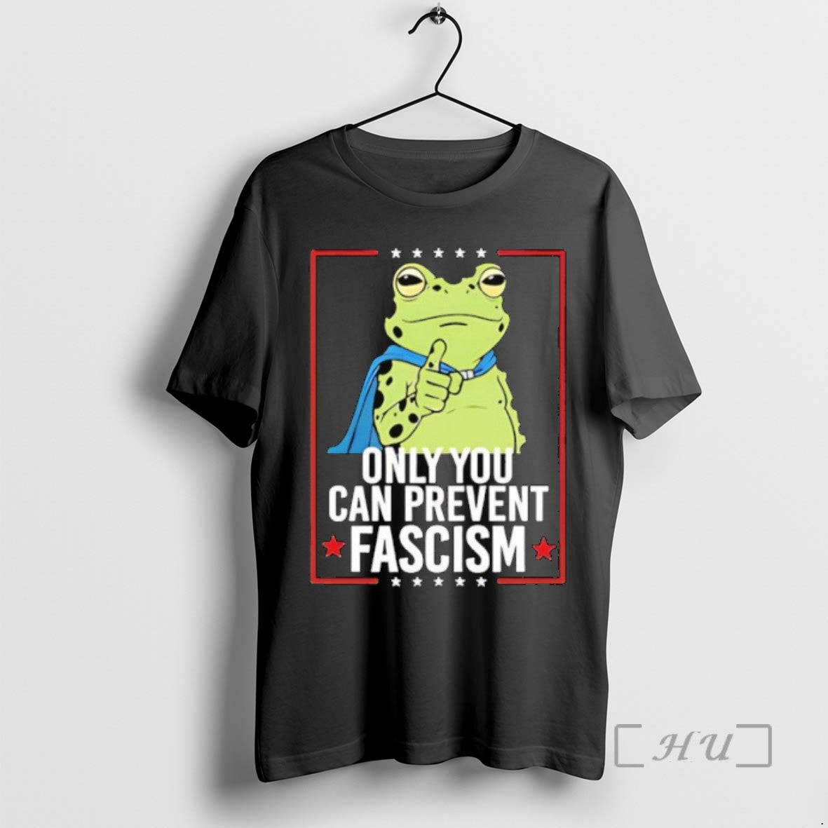 Limited Edition Frog Only You Can Prevent Fascism Portland Tee Shirt Sweater