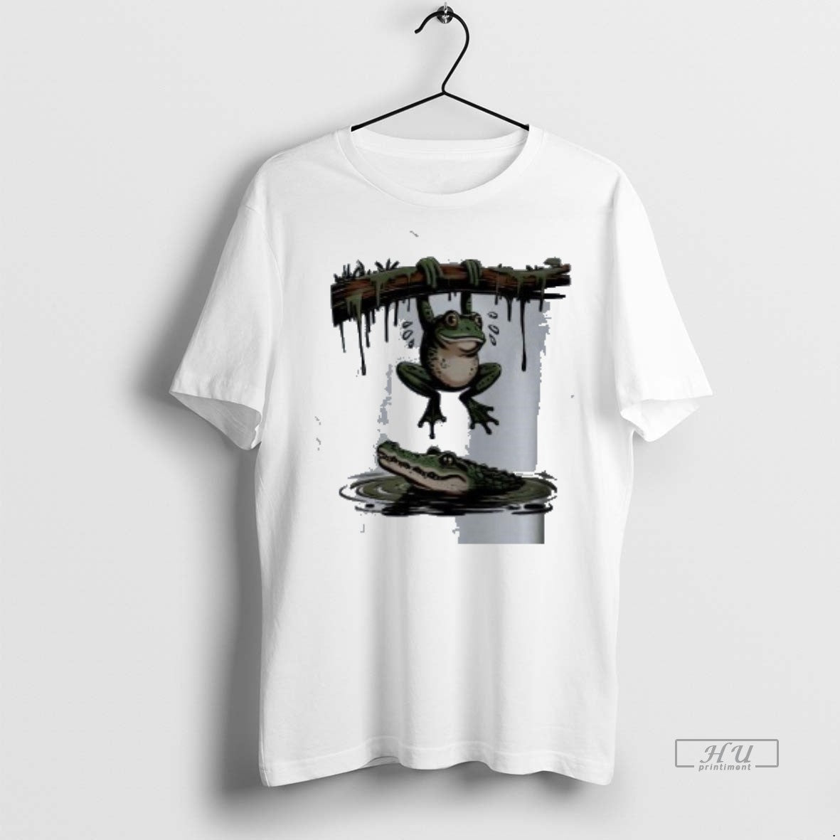 Limited Edition Frog And Alligator Tee Shirt Sweater