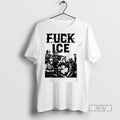 Limited Edition Fuck Ice Barbed Wire Protest Graphic Tee Shirt Sweatshirt Hoodies