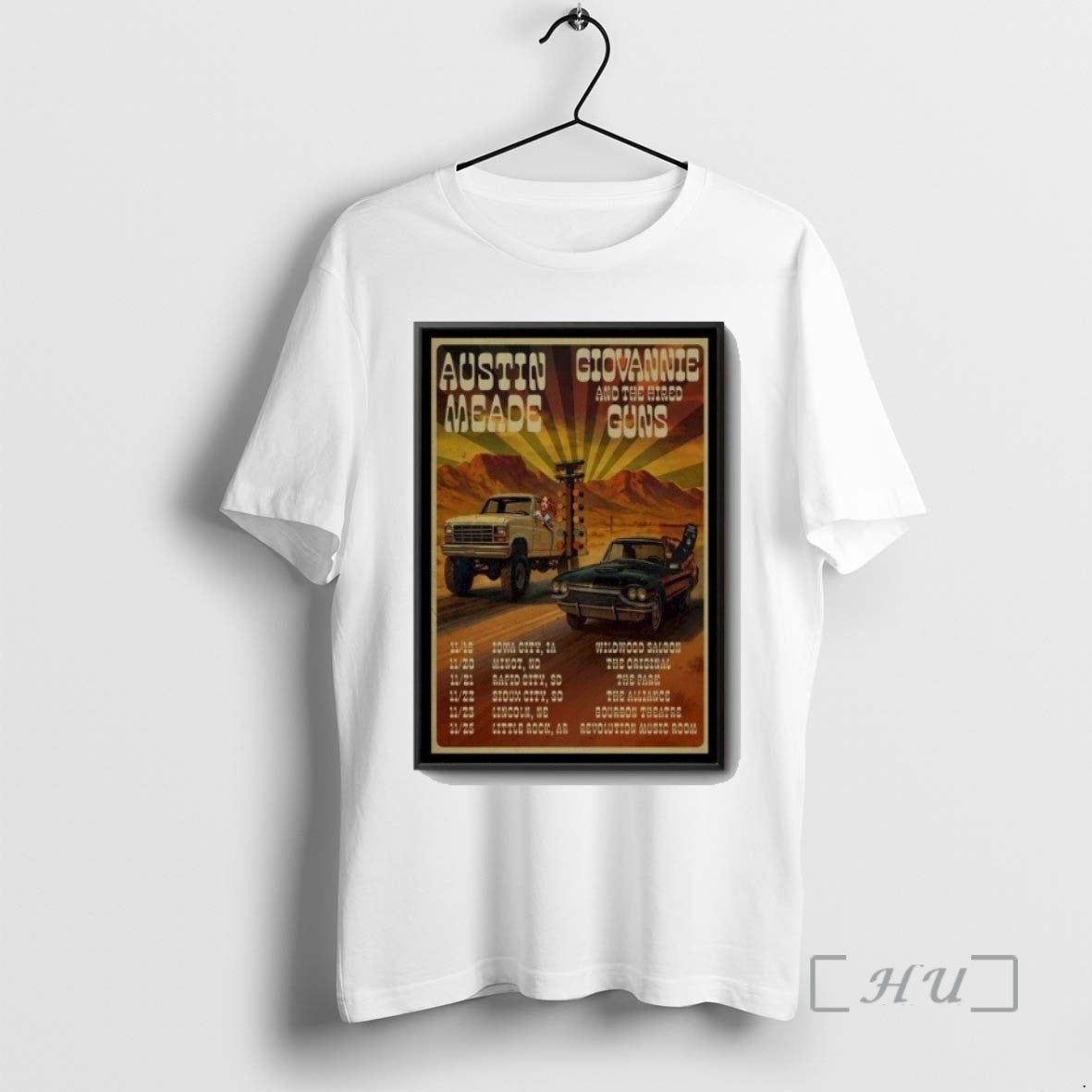 Limited Edition Guns November 2025 Tour Giovannie The Hired Tee Shirt Sweater