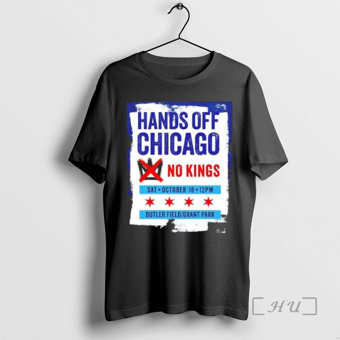 Limited Edition Hands Off Chicago No Kings Tee Shirt Sweater