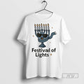Limited Edition Hanukkah Festival Of Lights Graphic Tee Shirt Sweatshirt Hoodies