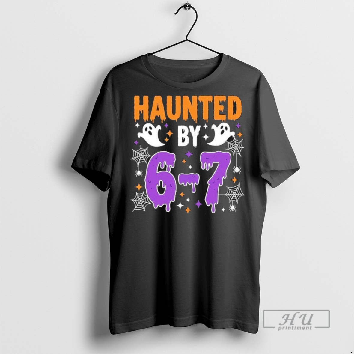 Limited Edition Haunted By 67 Halloween Graphic Tee Shirt Sweatshirt Hoodies