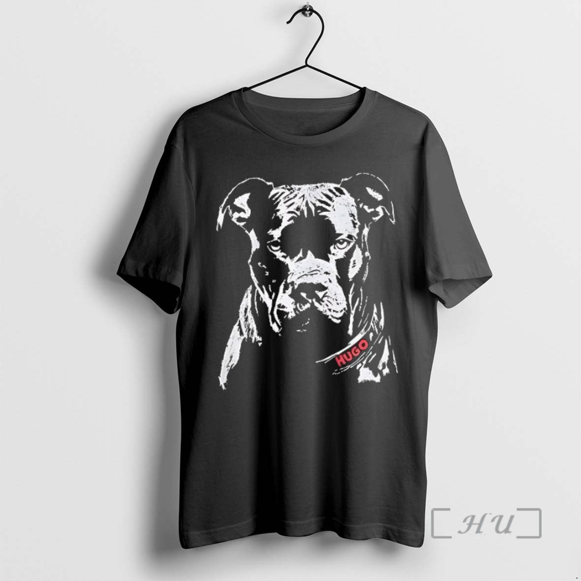Limited Edition Hugo Dog Artwork Tee Shirt Sweater