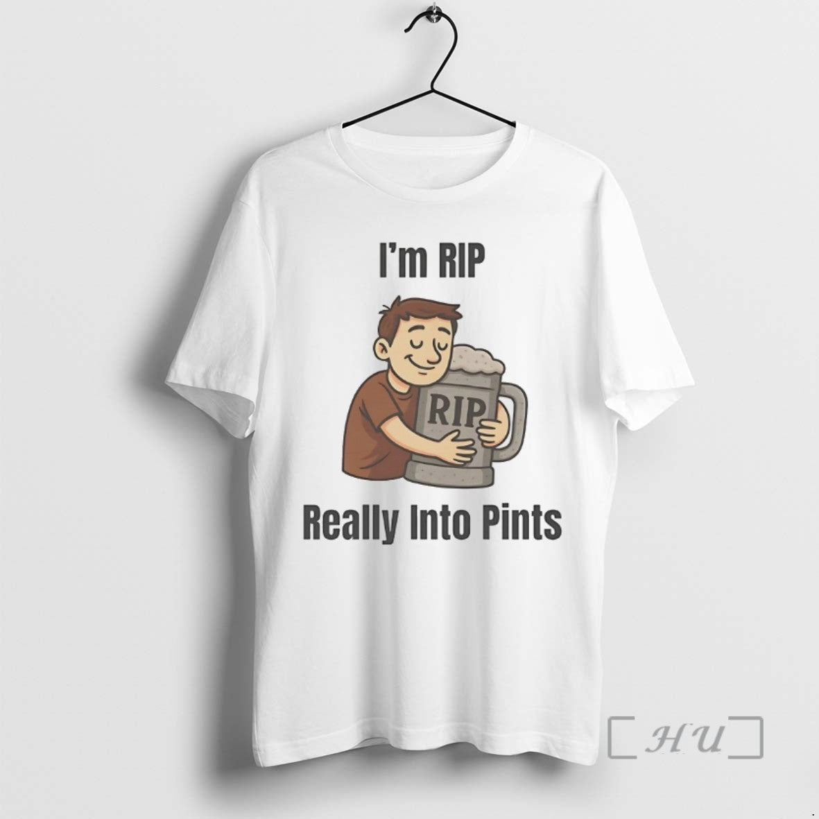 Limited Edition Im Rip Really Into Pints Tee Shirt Sweater