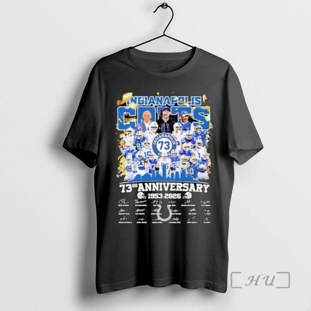 Limited Edition Indianapolis Colts 73rd Anniversary 1953 2026 Team Players Tee Shirt Sweater