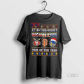 Limited Edition Its The Most Wonderful Time Of The Year Chiefs Giants And Warrirors Tee