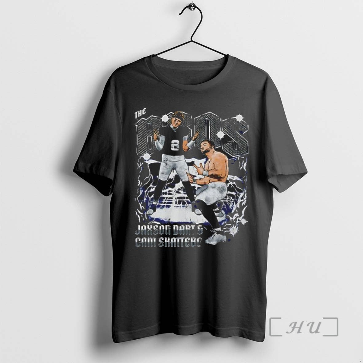 Limited Edition Jaxson Dart And Cam Skattebo New York Giants The Bros Tee Shirt Sweater