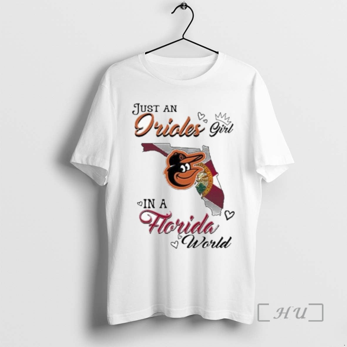 Limited Edition Just A Baltimore Orioles Girl In A Florida World Tee Shirt Sweater