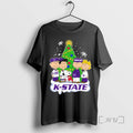 Limited Edition Kansas State Wildcats X The Peanuts Merry Christmas Tee Shirt Sweater