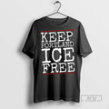 Limited Edition Keep Portland Ice Free Abolish Ice Anti Fascist Long Sleve Graphic