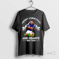 Limited Edition Kylian Mbappe Merry Christmas And Mbappe New Year Tee Shirt Sweater