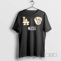 Limited Edition La Dodgers Vs Brewers 2025 Nlcs Game Logo Graphic Tee Shirt Sweatshirt Hoodies