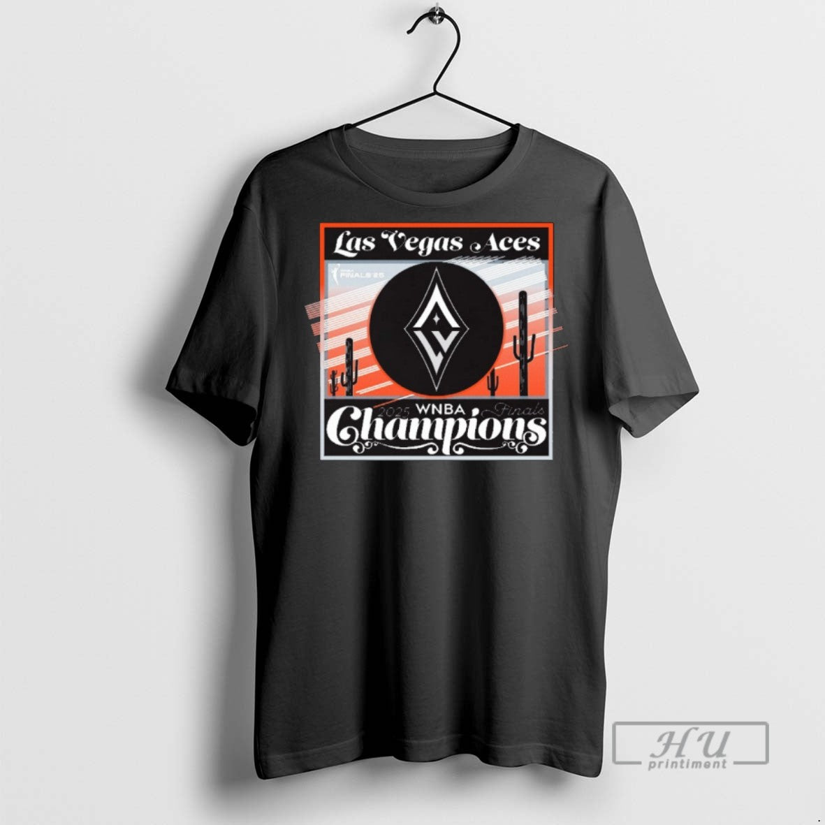 Limited Edition Las Vegas Aces Basketball 2025 Wnba Finals Champions Sunset Urban Graphic