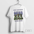 Limited Edition Less Fascists More Dogs Graphic Tee Shirt Sweatshirt Hoodies
