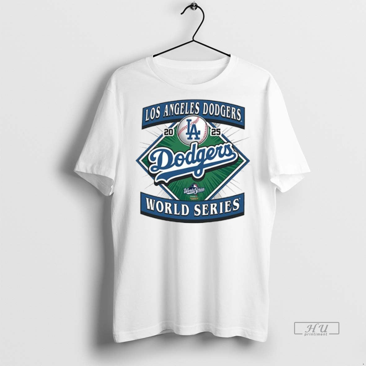 Limited Edition Los Angeles Dodgers 2024 World Series Franklin Logo Tee Shirt Sweater