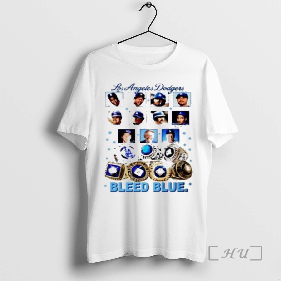 Limited Edition Los Angeles Dodgers Bleed Blue Signature Tee Shirt Sweater