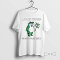 Limited Edition Love Frogs Hate Fascists 2025 Tee Shirt Sweater
