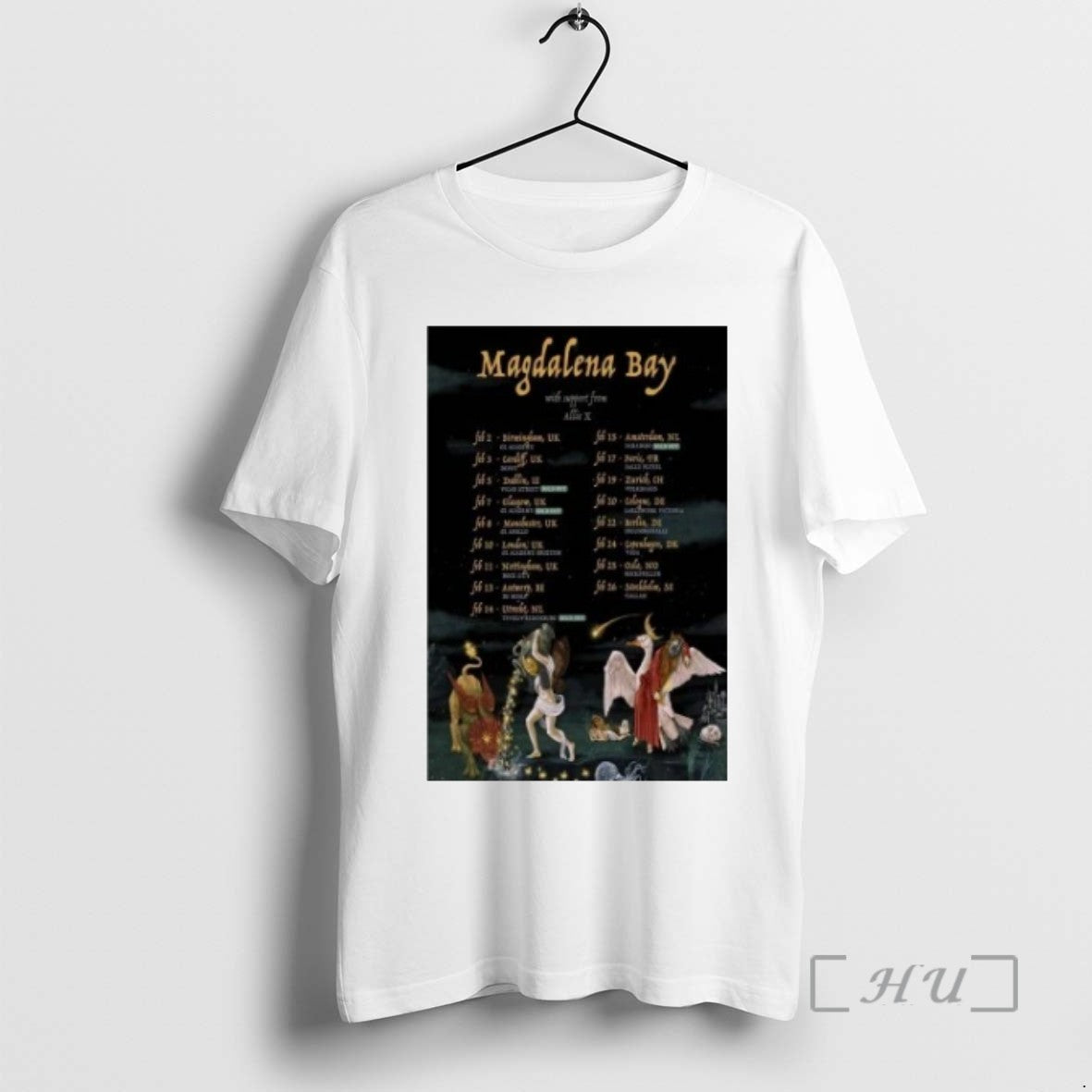 Limited Edition Magdalena Bay Euro Feb 2026 Event Tee Shirt Sweater