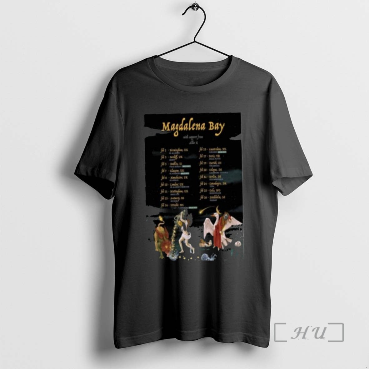 Limited Edition Magdalena Bay With Support From Allie X Europe February 2026 Tee Shirt Sweater