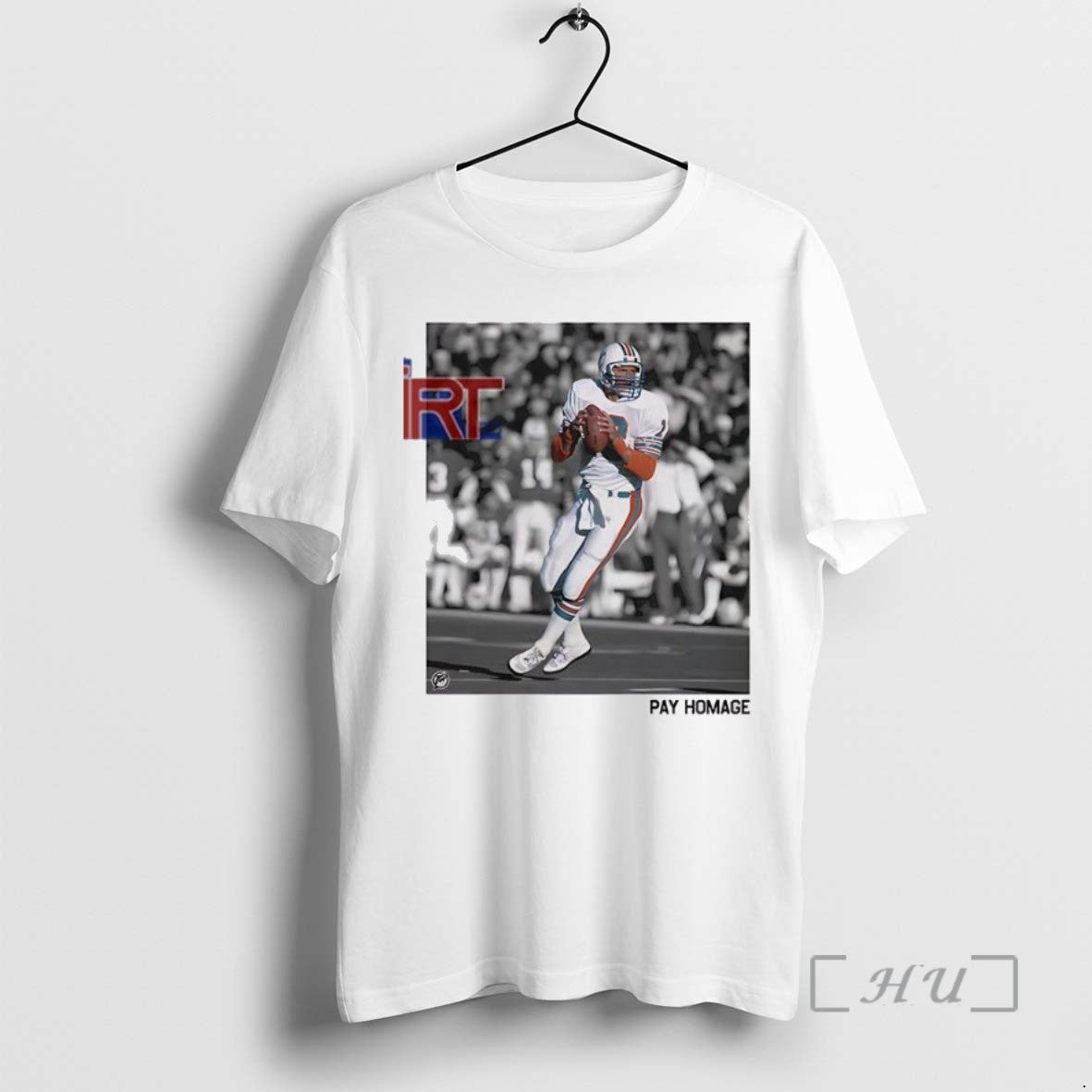 Limited Edition Miami Dolphins Dan Marino Pay Homage Tee Shirt Sweater