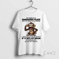 Limited Edition Monkey My Mind Is A Dangerous Place But My Mouth Is Worse Tee
