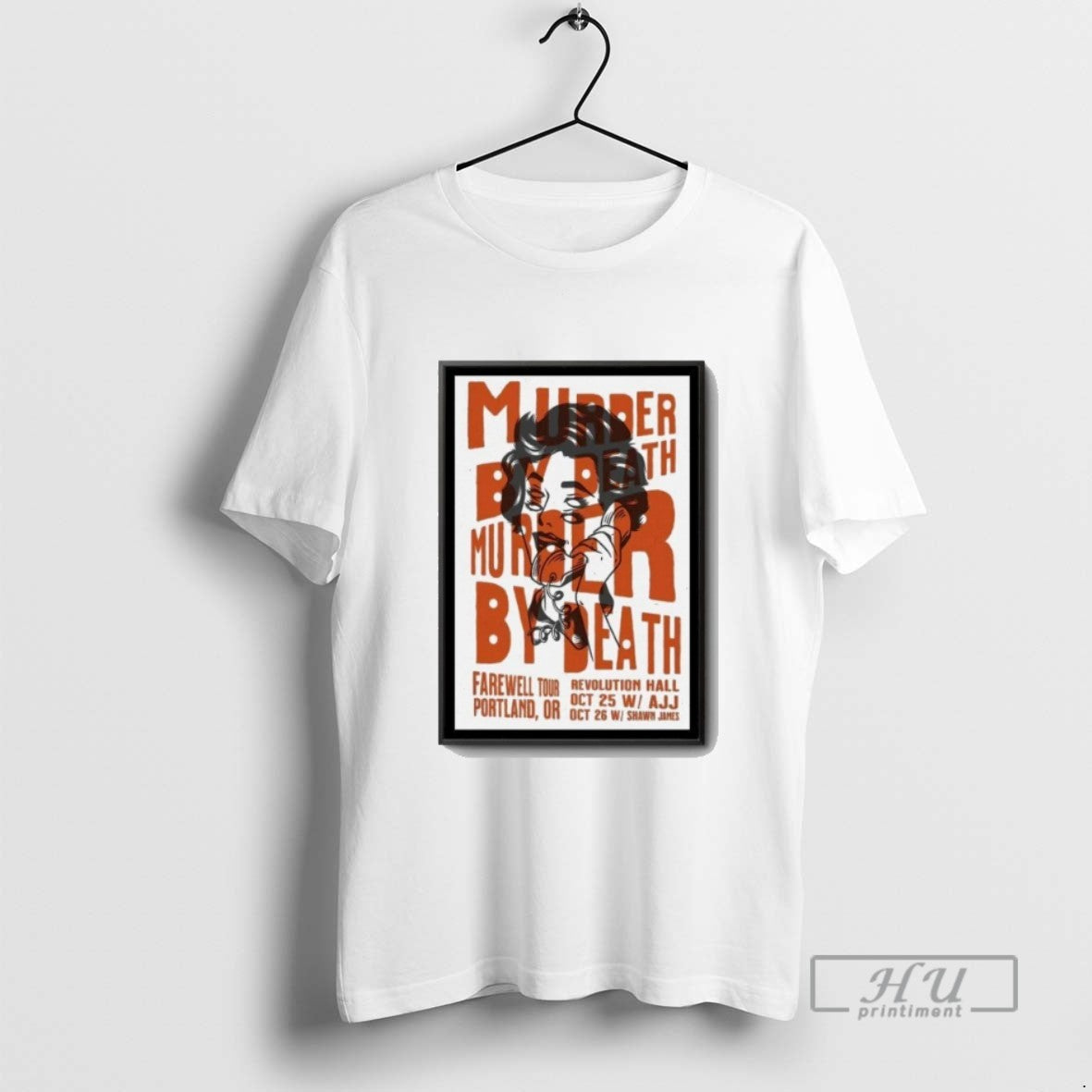 Limited Edition Murder By Death Portland Oregon Graphic Tee Shirt Sweatshirt Hoodies