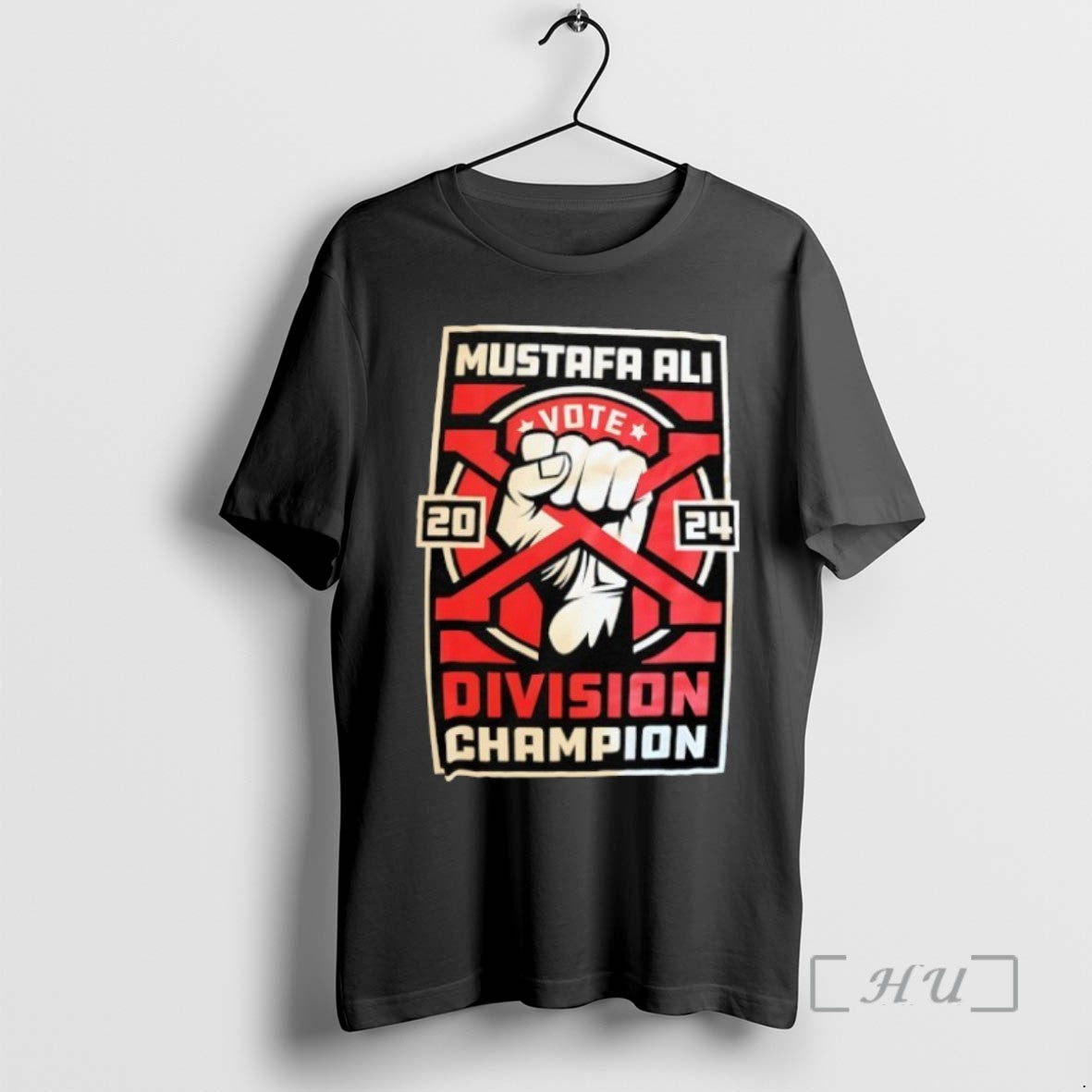 Limited Edition Mustafa Ali Vote 2024 Division Champion Tee Shirt Sweater
