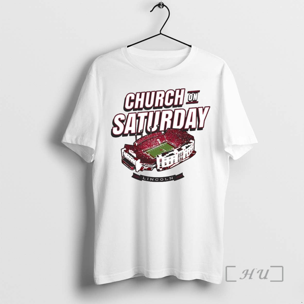 Limited Edition Nebraska Cornhuskers Church On Saturday Stadium Tee Shirt Sweater