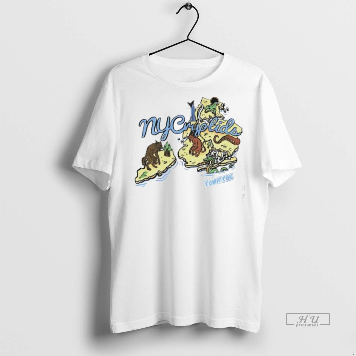 Limited Edition New York Cryptids Comic Con Tee Shirt Sweater