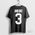Limited Edition New York Jets And Out 3 Graphic Tee Shirt Sweatshirt Hoodies