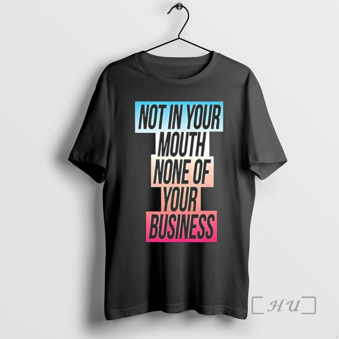 Limited Edition Not In Your Mouth Trans Flag Tee Shirt Sweater
