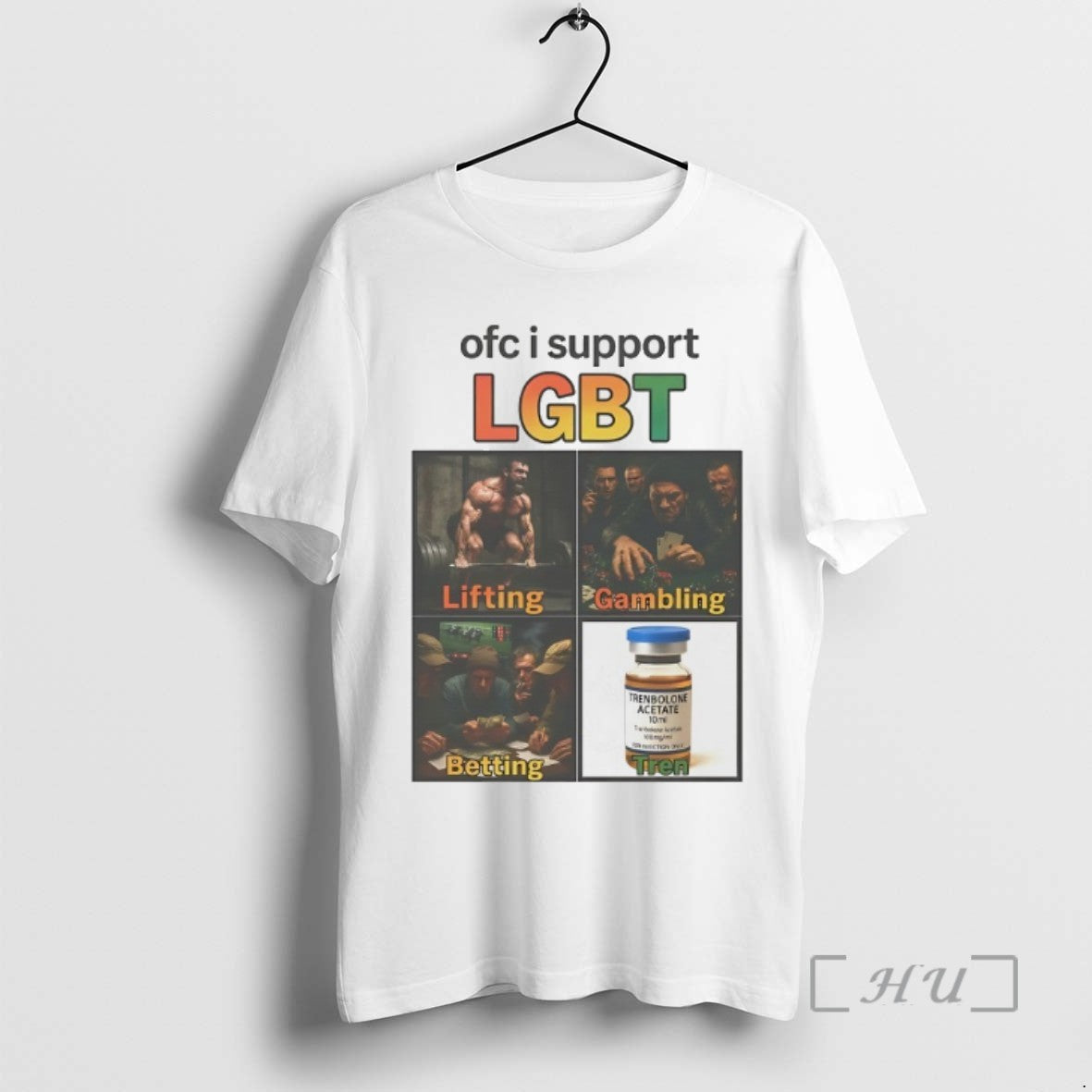 Limited Edition Ofc I Support Lgbt Lifting Gambling Betting Tate Tee Shirt Sweater