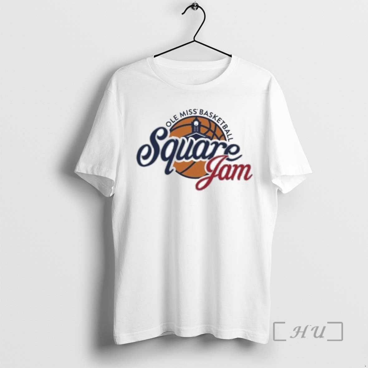 Limited Edition Ole Miss Basketball Square Jam Tee Shirt Sweater