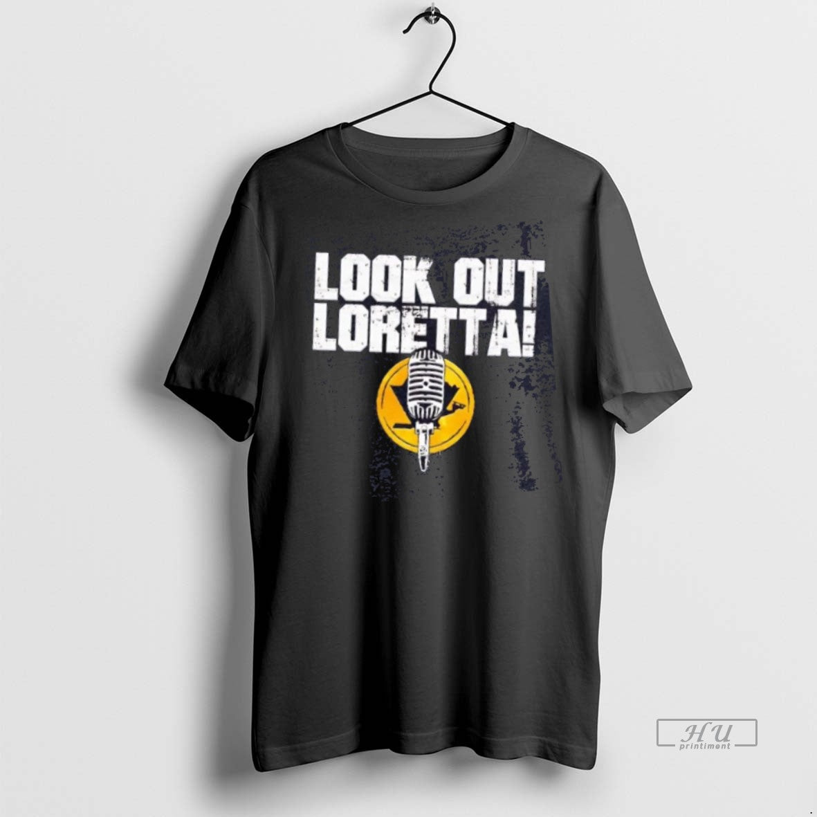 Limited Edition Pittsburgh Penguins Look Out Loretta Tee Shirt Sweater
