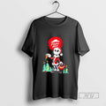 Limited Edition Pizza Hut X Jack Skellington Santa Isnt Real Christmas Graphic Tee Shirt