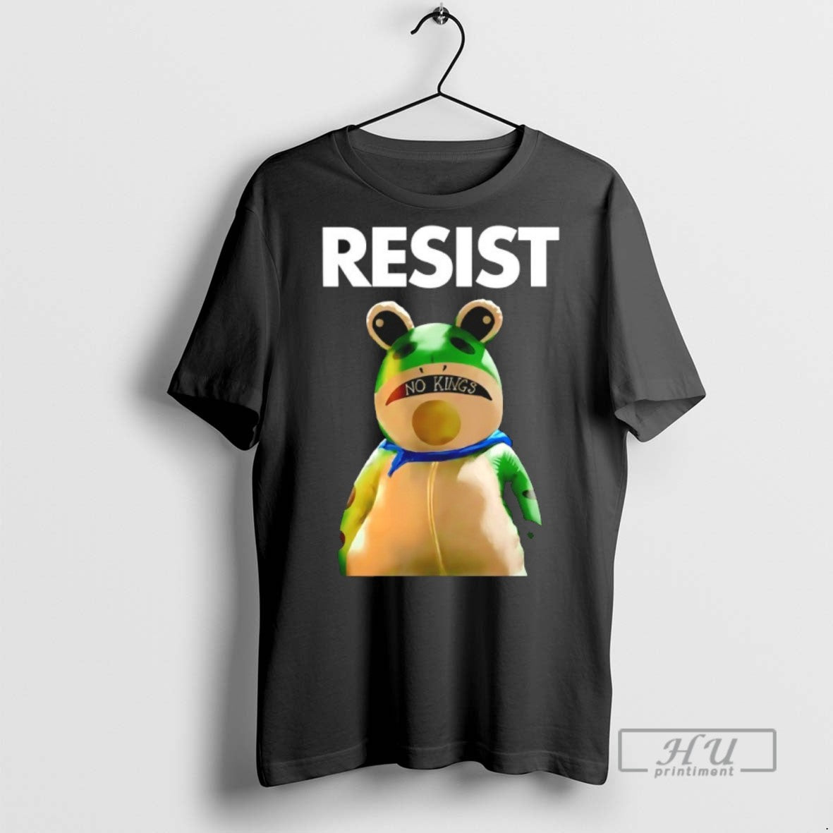 Limited Edition Portland Frog Resist No Kings Graphic Tee Shirt Sweatshirt Hoodies