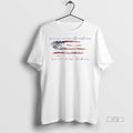 Limited Edition Raise More Charlie Kirk Raise More Erika Kirk American Flag Tee Shirt Sweater