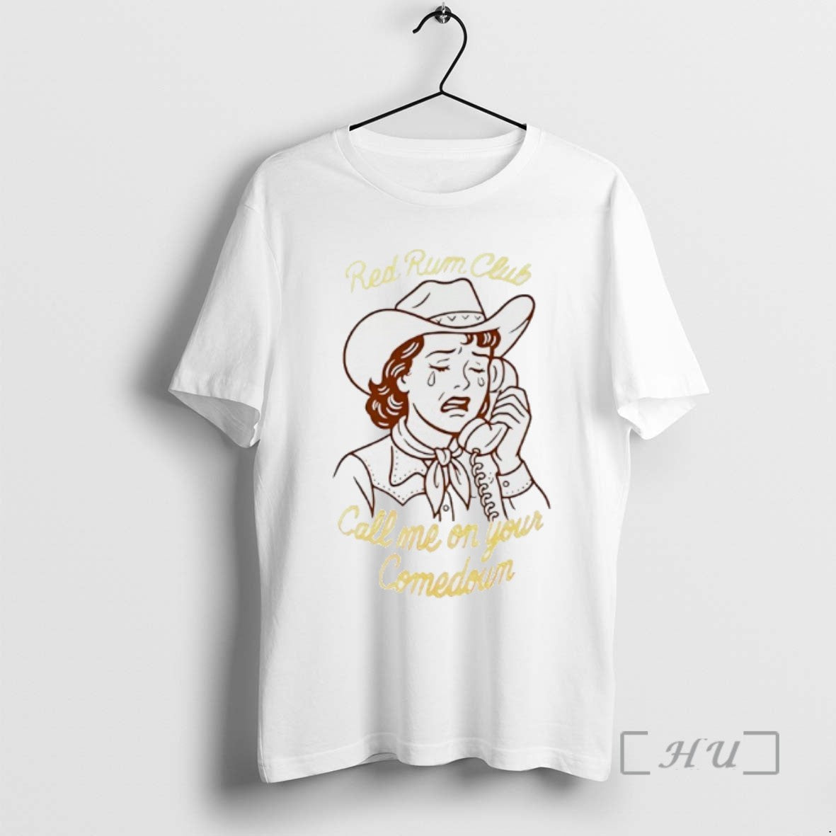Limited Edition Red Rum Club Call Me On Your Comedown Tee Shirt Sweater