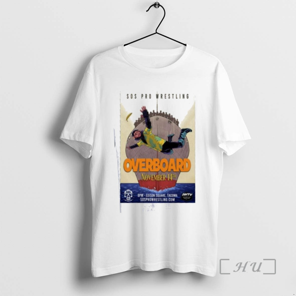 Limited Edition Sos Pro Wrestling Edison Square Tacoma Wa November 14th 2025 Tee Shirt Sweater