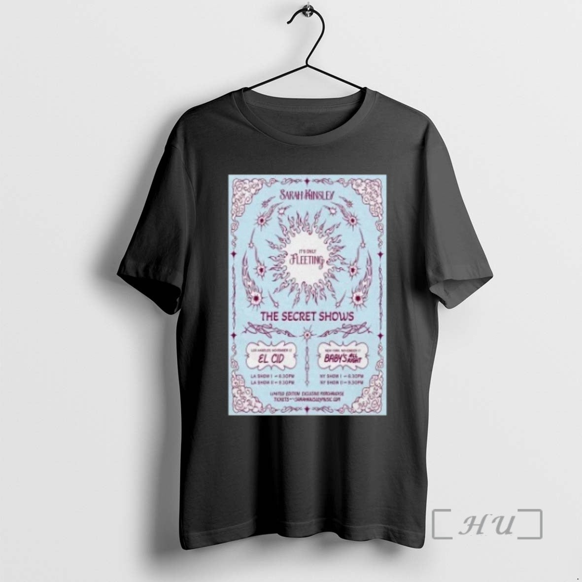 Limited Edition Sarah Kinsley The Secret Shows 2025 Tee Shirt Sweater