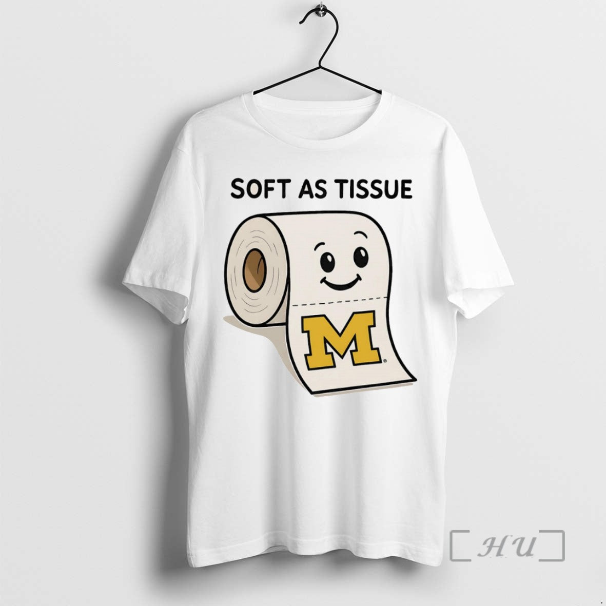 Limited Edition Soft As Tissue Michigan Wolverines Tee Shirt Sweater