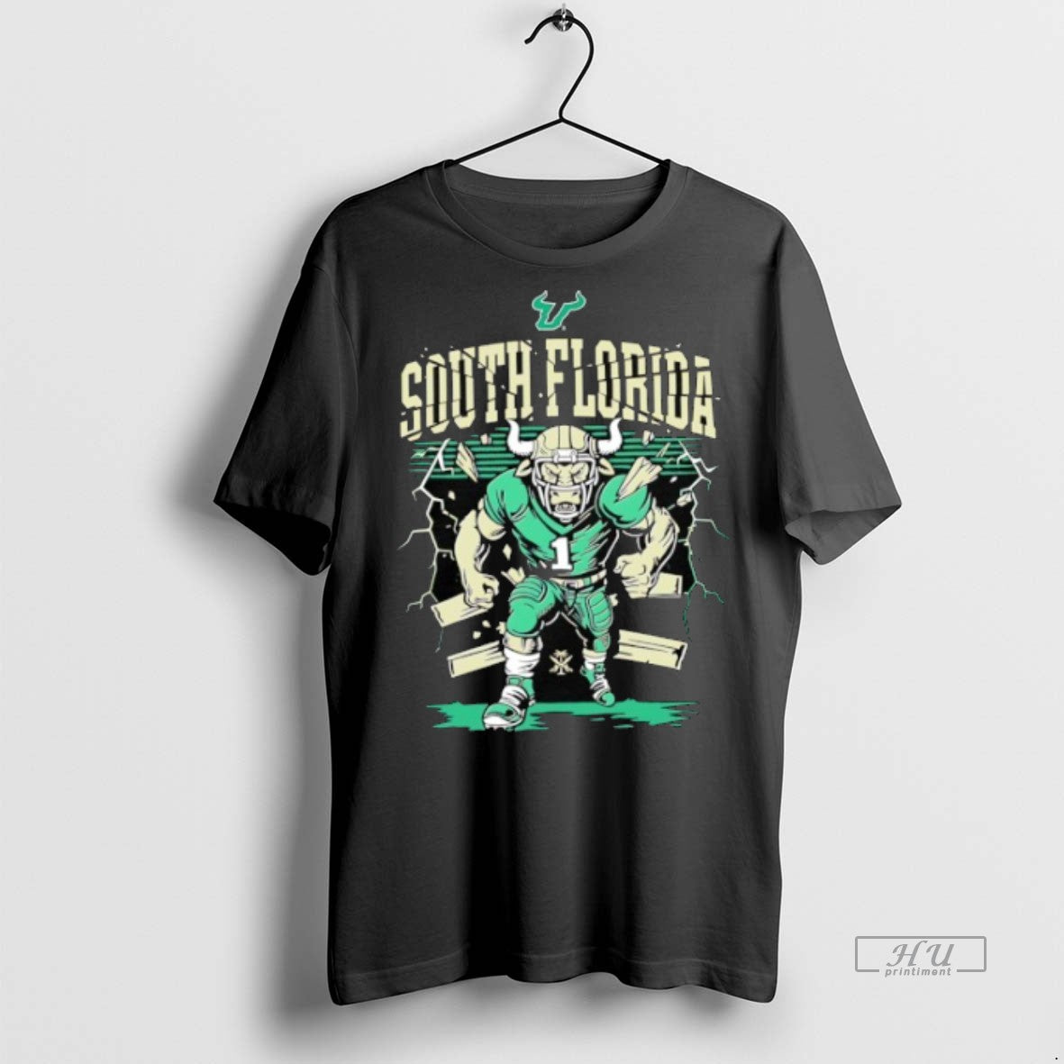 Limited Edition South Florida Bulls Football Mascot Tee Shirt Sweater